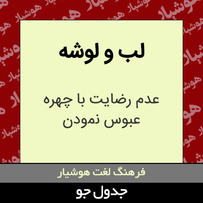 تصویری از لب و لوشه