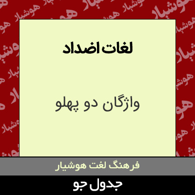 تصویری از لغات اضداد