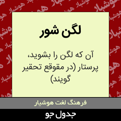 تصویری از لگن شور