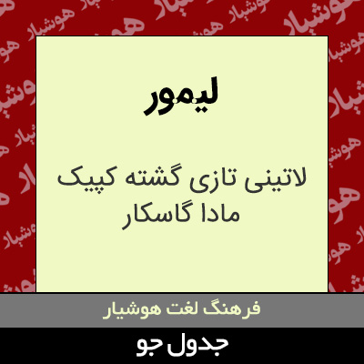 تصویری از لیمور