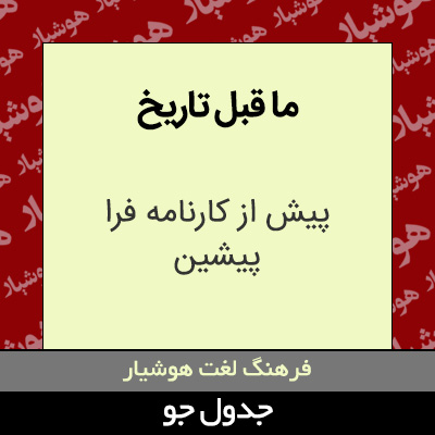 تصویری از ما قبل تاریخ