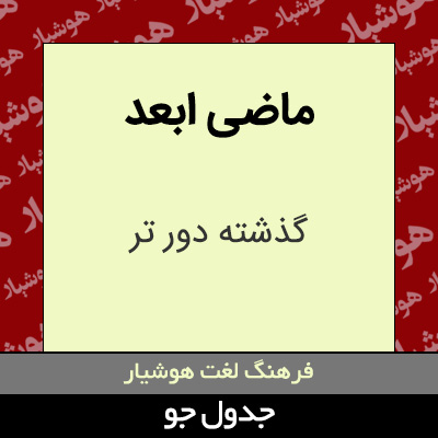 تصویری از ماضی ابعد