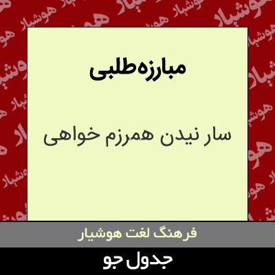 تصویری از مبارزه طلبی