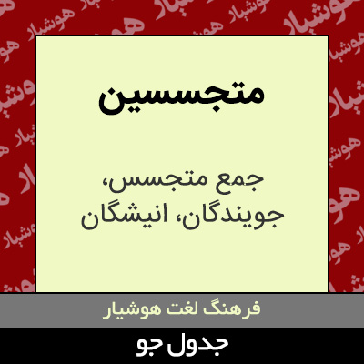 تصویری از متجسسین