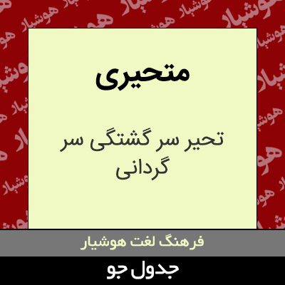 تصویری از متحیری