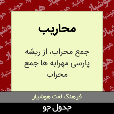 تصویری از محاریب