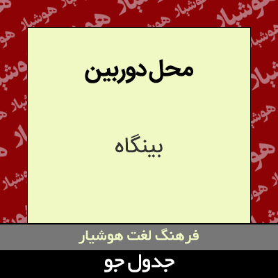 تصویری از محل دوربین