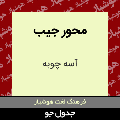 تصویری از محور جیب