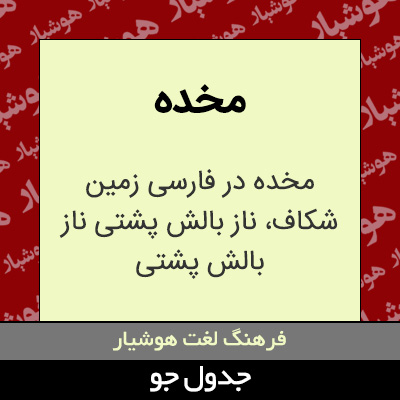 تصویری از مخده