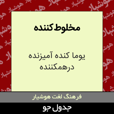 تصویری از مخلوط کننده