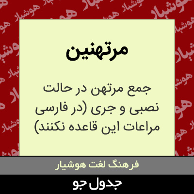 تصویری از مرتهنین