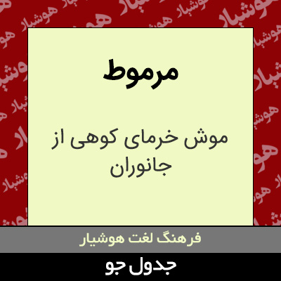 تصویری از مرموط