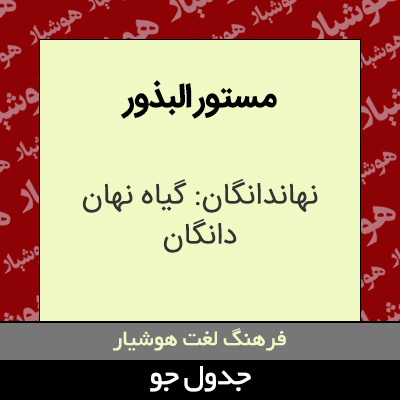 تصویری از مستور البذور