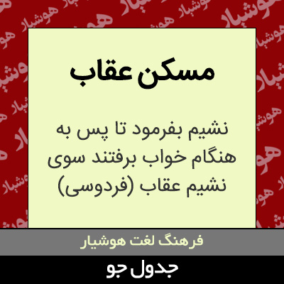 تصویری از مسکن عقاب