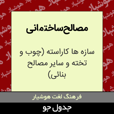 تصویری از مصالح ساختمانی