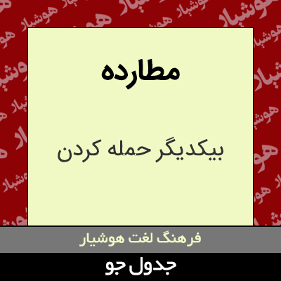 تصویری از مطارده