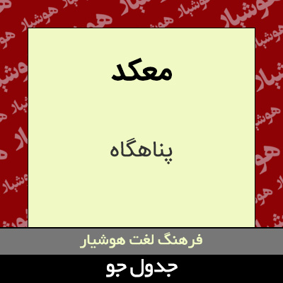 تصویری از معکد