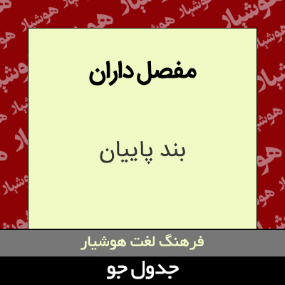 تصویری از مفصل داران