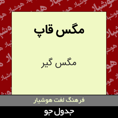 تصویری از مگس قاپ