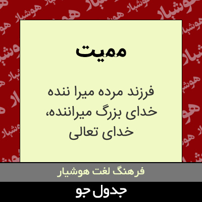 تصویری از ممیت