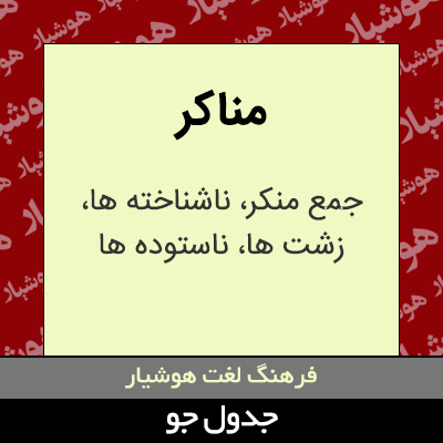 تصویری از مناکر