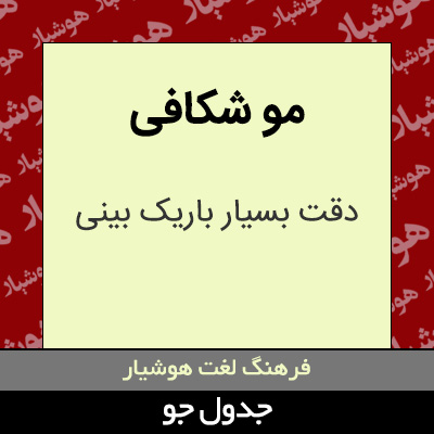 تصویری از مو شکافی