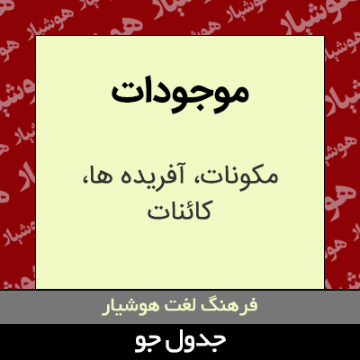 تصویری از موجودات