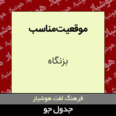 تصویری از موقعیت مناسب