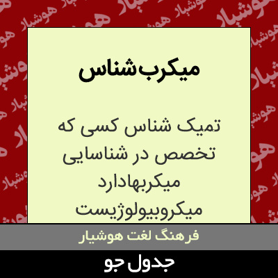 تصویری از میکرب شناس