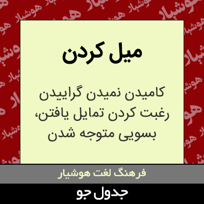 تصویری از میل کردن