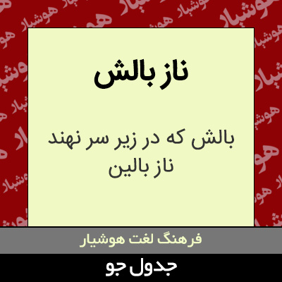 تصویری از ناز بالش