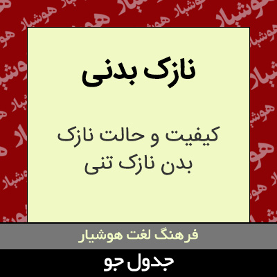 تصویری از نازک بدنی