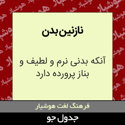 تصویری از نازنین بدن