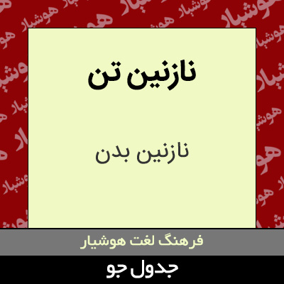 تصویری از نازنین تن