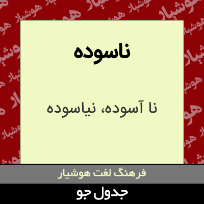 تصویری از ناسوده