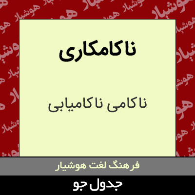 تصویری از ناکامکاری