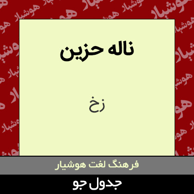 تصویری از ناله حزین