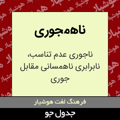 تصویری از ناهمجوری