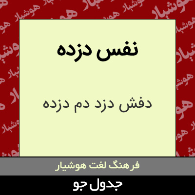 تصویری از نفس دزده