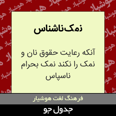 تصویری از نمک ناشناس