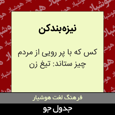 تصویری از نیزه بندکن