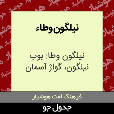 تصویری از نیلگون وطاء