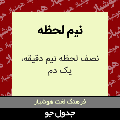 تصویری از نیم لحظه