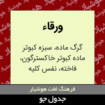 تصویری از ورقاء