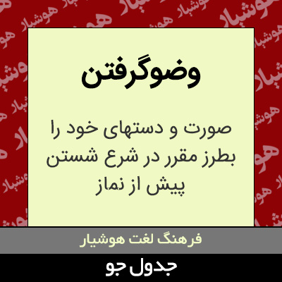 تصویری از وضوگرفتن