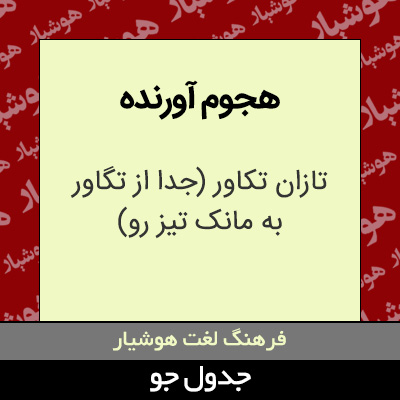 تصویری از هجوم آورنده