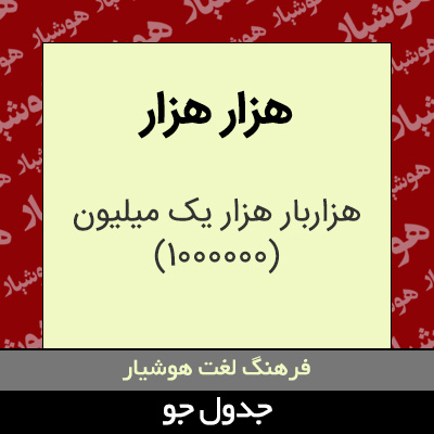 تصویری از هزار هزار