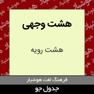 تصویری از هشت وجهی