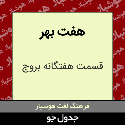 تصویری از هفت بهر