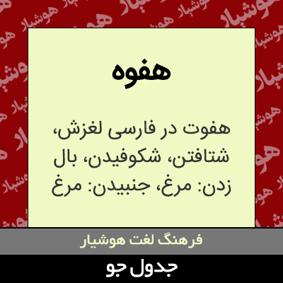 تصویری از هفوه